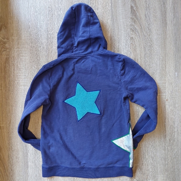 Mini Boden guc star 🌟 sweatshirt hoodie 11-12 years - Picture 2 of 15